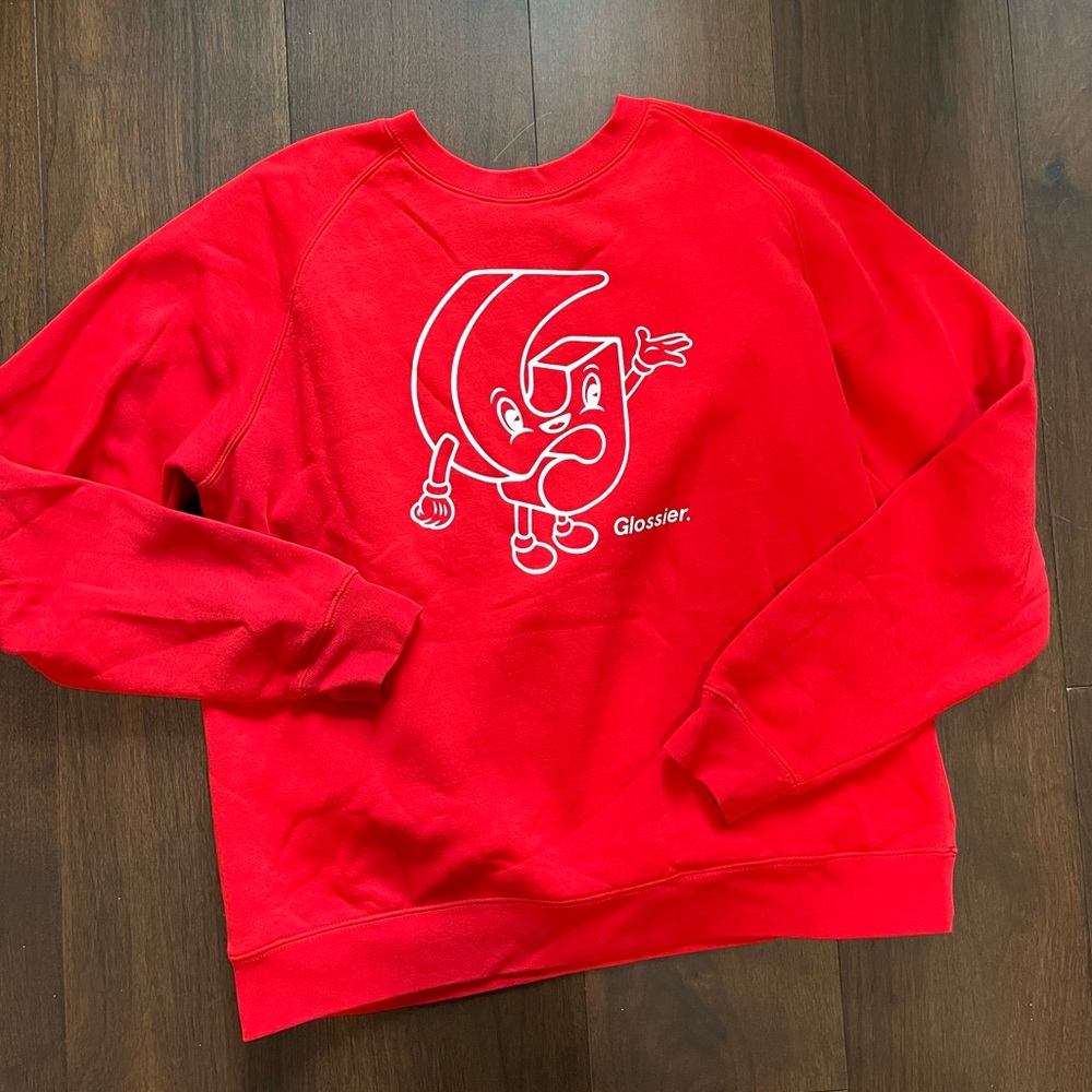 Glossier Limited Edition G Pal sweatshirt - size XL
